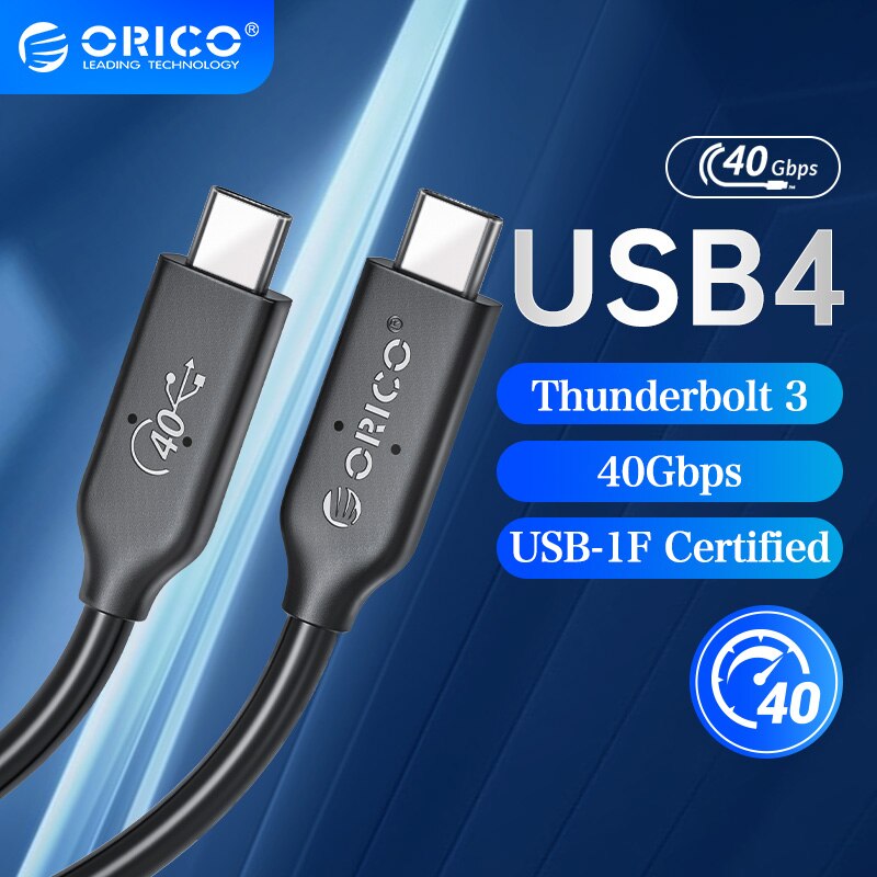 ORICO USB 4 ̺ USB-IF  USB C ̺ HD 8K @ 60Hz PD100W   40Gbps   Thunderbolt 3 Macbook